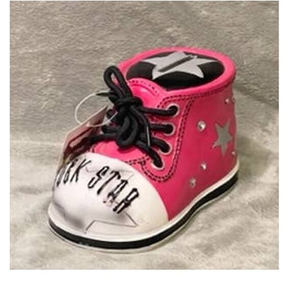 Bootiful Booties Collectible "Pink Rock Star" Bank by Giftcraft- NEW, W/TAGS - Picture 2 of 5